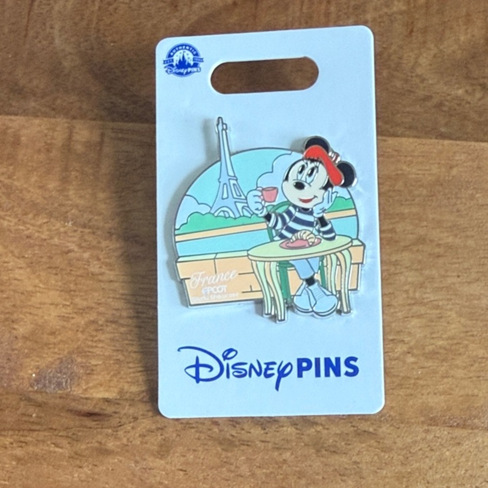 Disney Minnie Mouse Parisian Pin with Red and Black